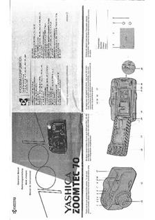 Yashica Zoomtec 70 manual. Camera Instructions.